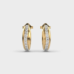 Flowing River Diamond Hoops