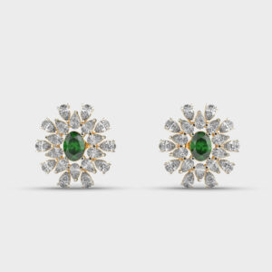 Aurora Blossom Diamond Studs