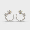 Dainty Blossoms Diamond Earrings