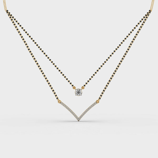 Duo Layer Diamond Pendant