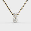 Floral Drop Diamond Mangalsutra