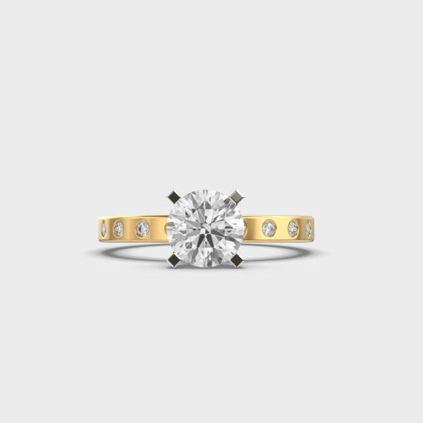 Simplistic Charm Diamond Band Ring