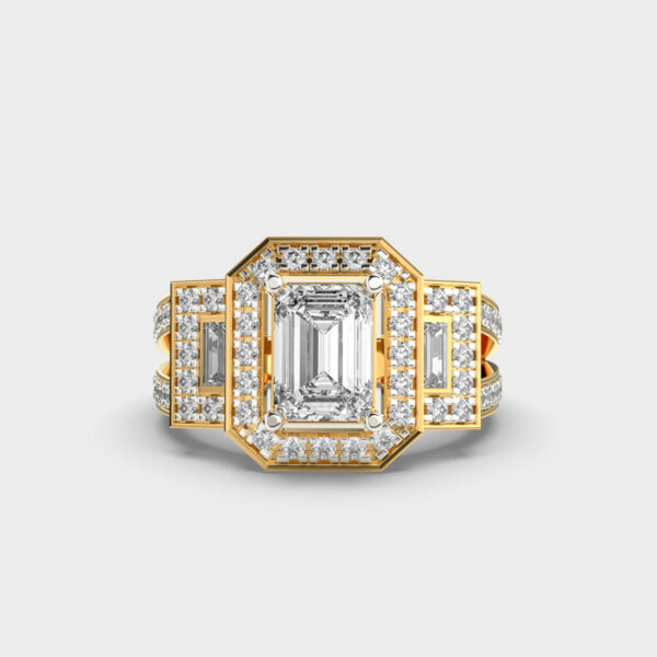 Gallant Crest Diamond Ring