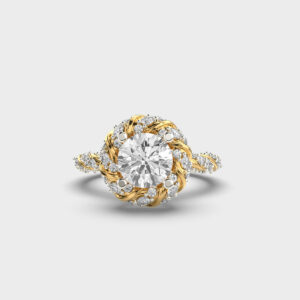 Noble Crown Diamond Band Ring