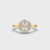 Webbed in Love Diamond Ring