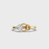 Contemporary Charm Diamond Ring