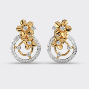 Blooming Petals Diamond Earrings