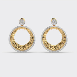 Contemporary Glam Diamond Earrings