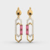 Dazzle Pulse Diamond Earrings