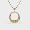 Contemporary Glam Diamond Pendant