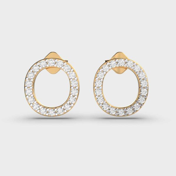 Opulent Oval Diamond Studs