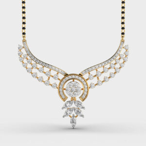 Marital Bliss Diamond Mangalsutra(Without Chain)