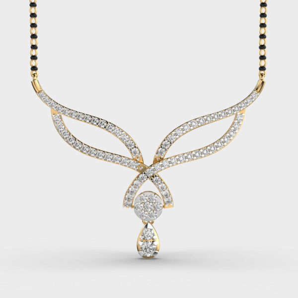 Modern Bride Diamond Mangalsutra(Without Chain)