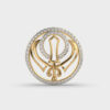 Glorious Khanda Diamond Pendant