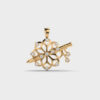 Glamourous Krishna Diamond Pendant