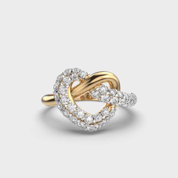 Celestial Heart Diamond Ring