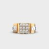 Two Tone Charming Men's Ring