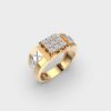 Two Tone Charming Men's Ring