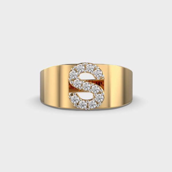 Emperor Signet Diamond Ring