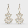 Fancy Fans Diamond Earrings