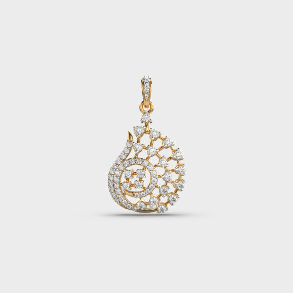 Classy Ornate Diamond Pendant