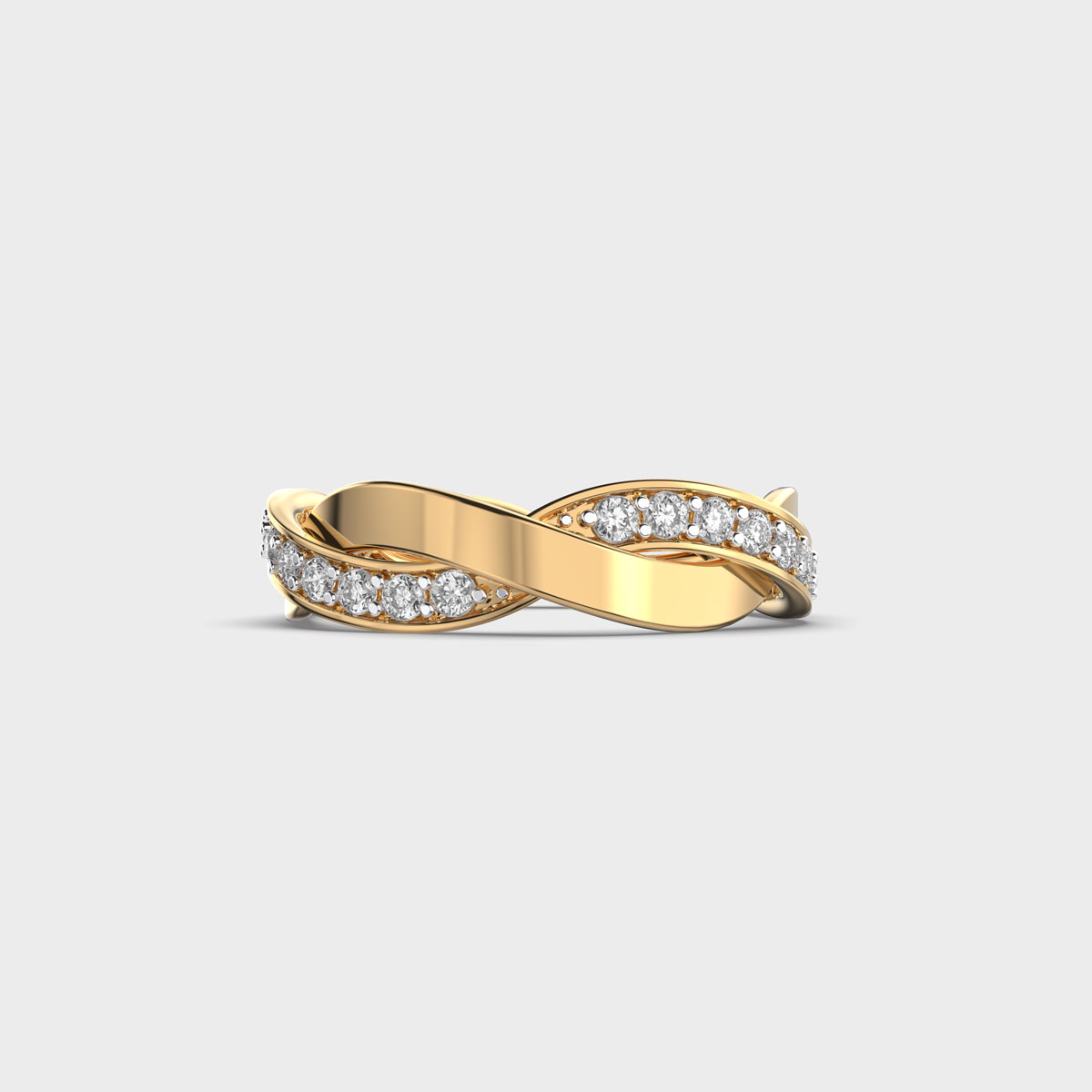 Wave Fusion Diamond Ring | Jewelbox