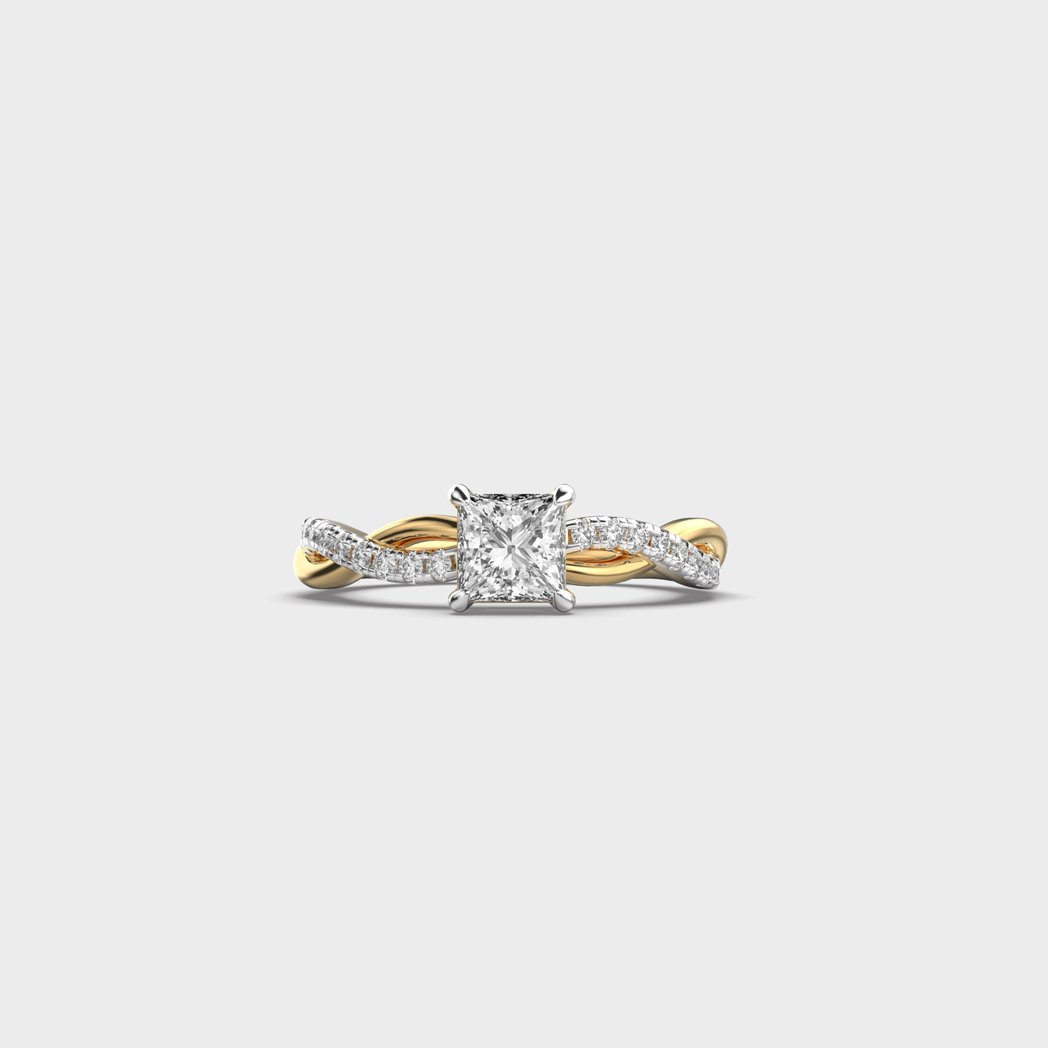Twisted Tale Diamond Ring