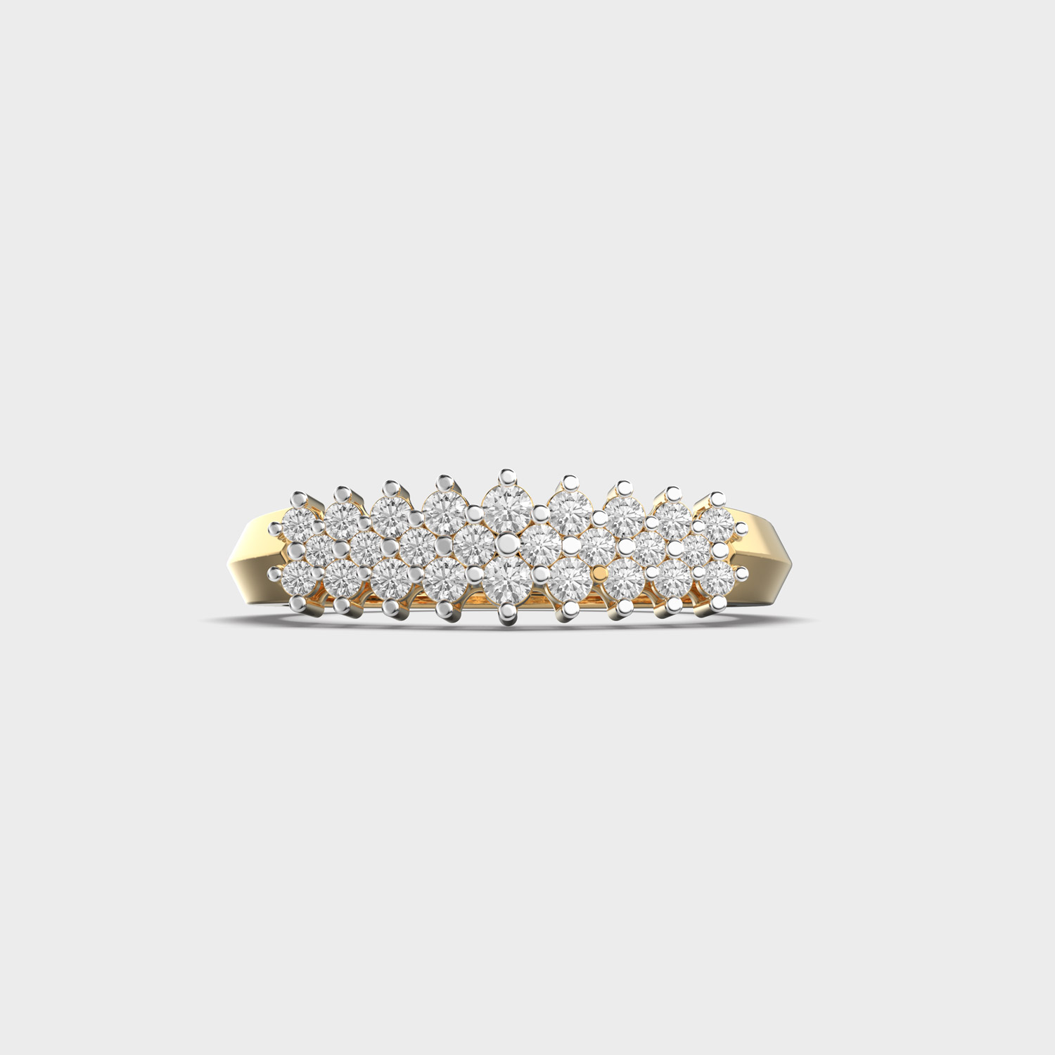 Graceful Festoon Diamond Ring
