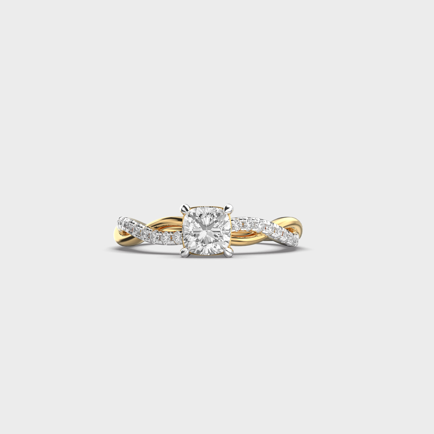 Twisted Tale Diamond Ring