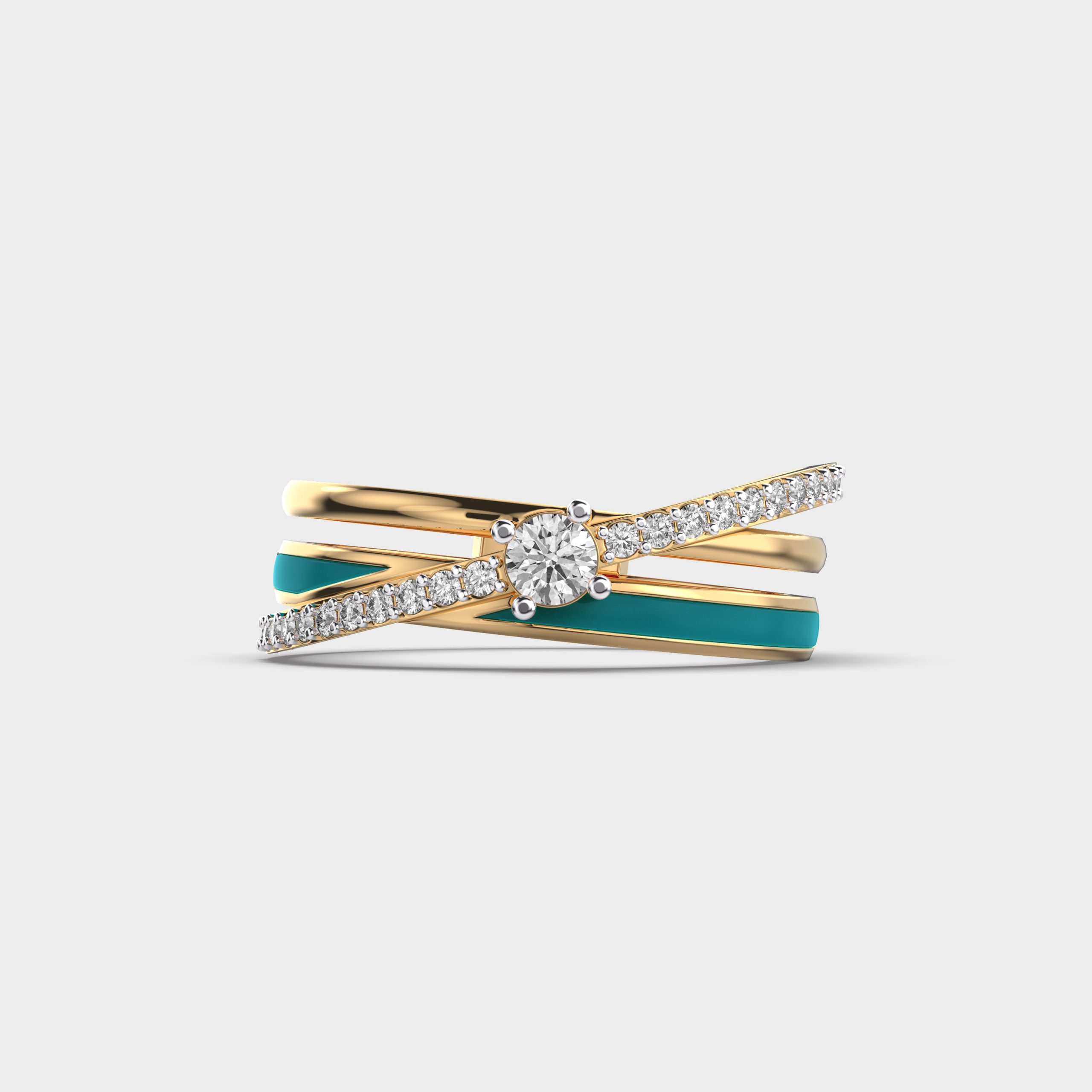 Minimal Arc Diamond Ring