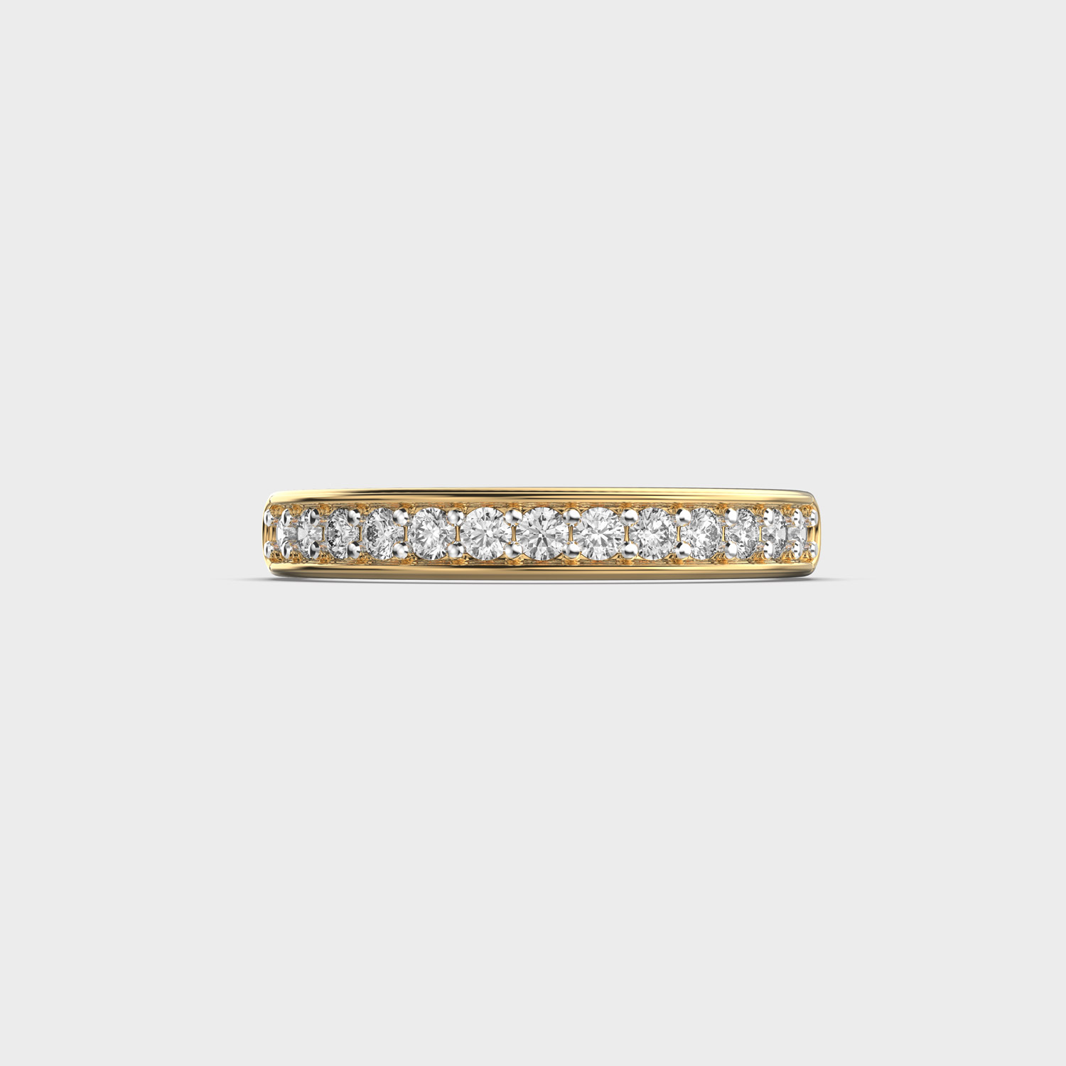 Delicate Arc Diamond Ring