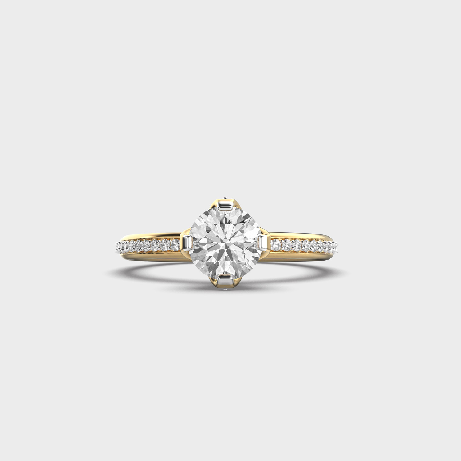 Classic Glimmer Diamond Ring