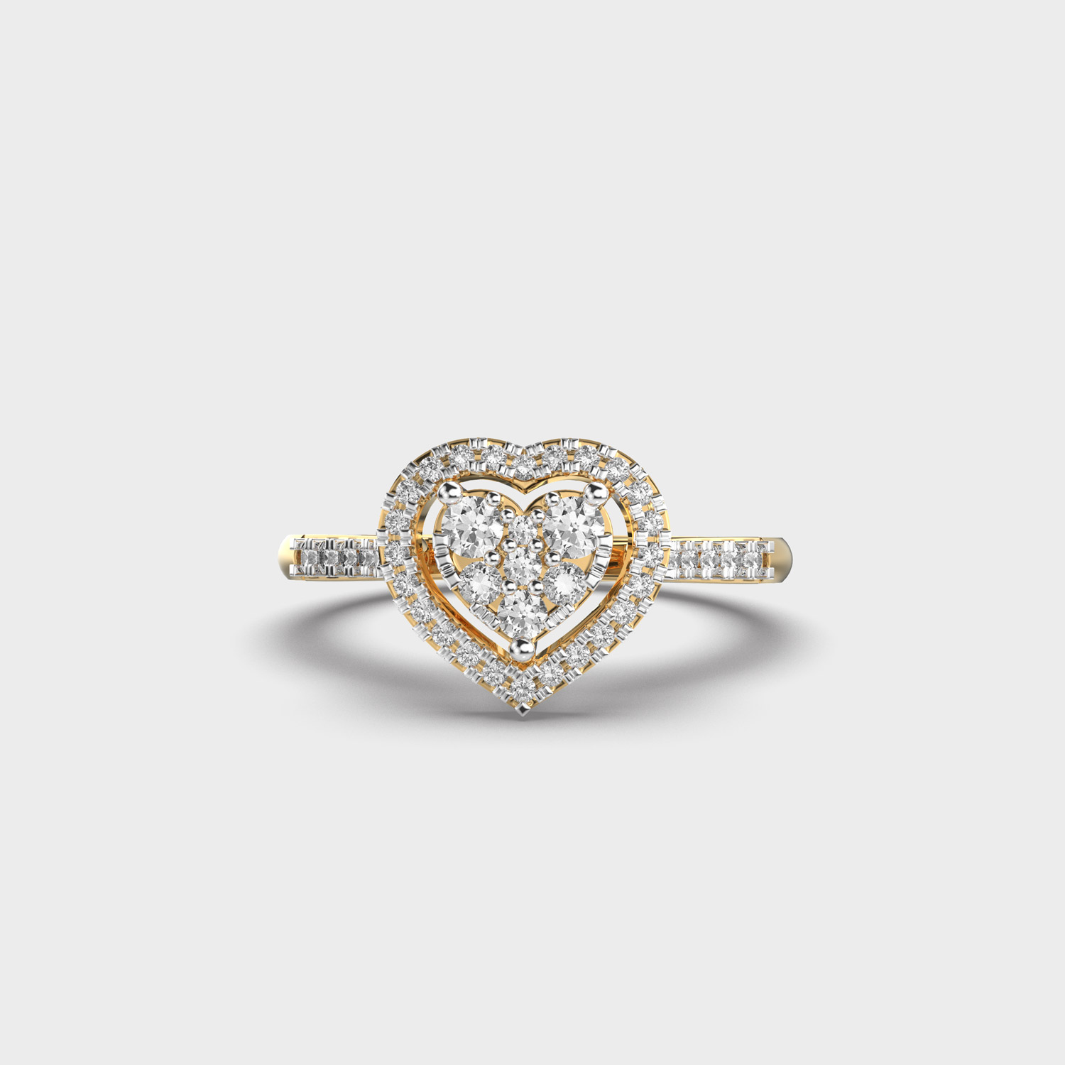 Behold Your Heart Diamond Ring