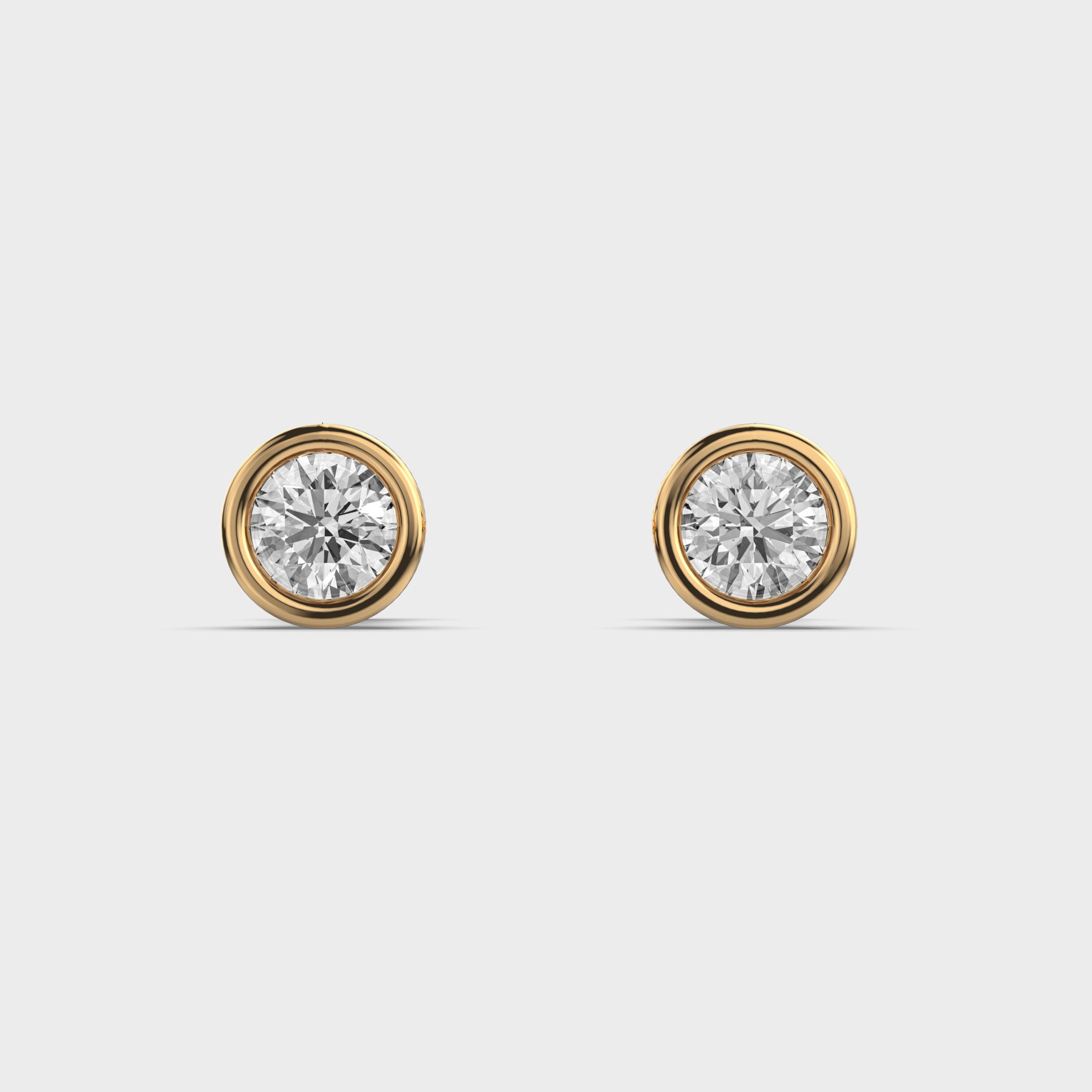Glowing Steering Diamond Studs