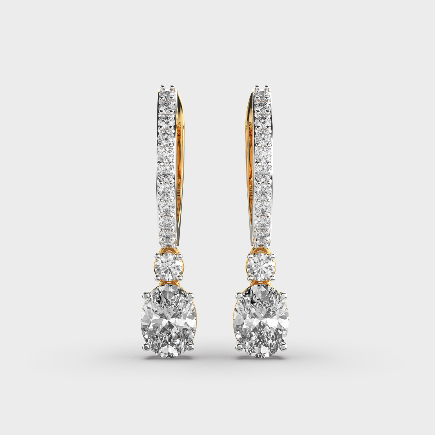 Dazzling Drops Diamond Earrings