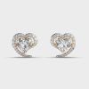 Charming Heart Diamond Studs