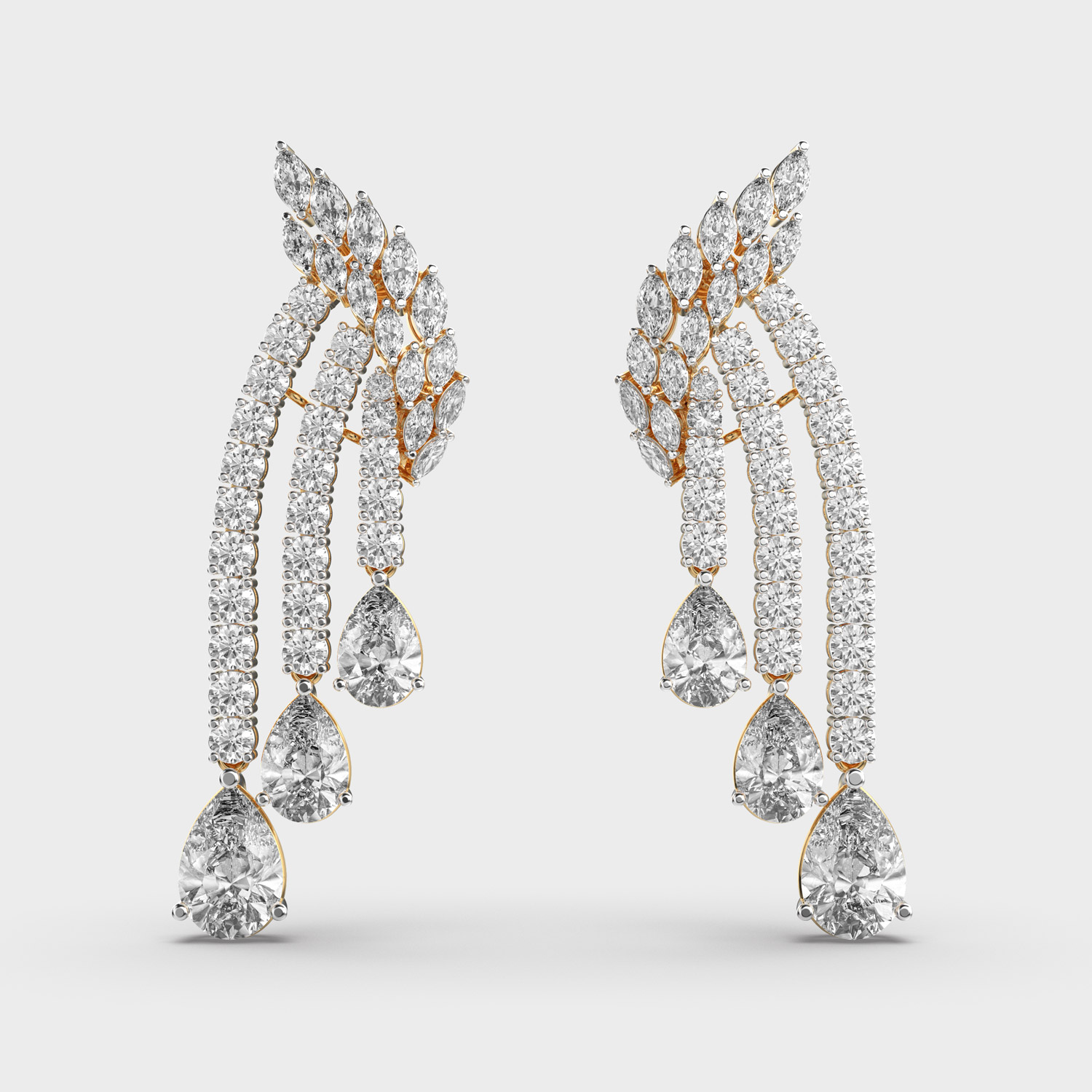 Golden Hour Diamond Earrings