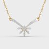 Graceful Petals Diamond Pendant