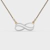 Double Infinity Diamond Pendant