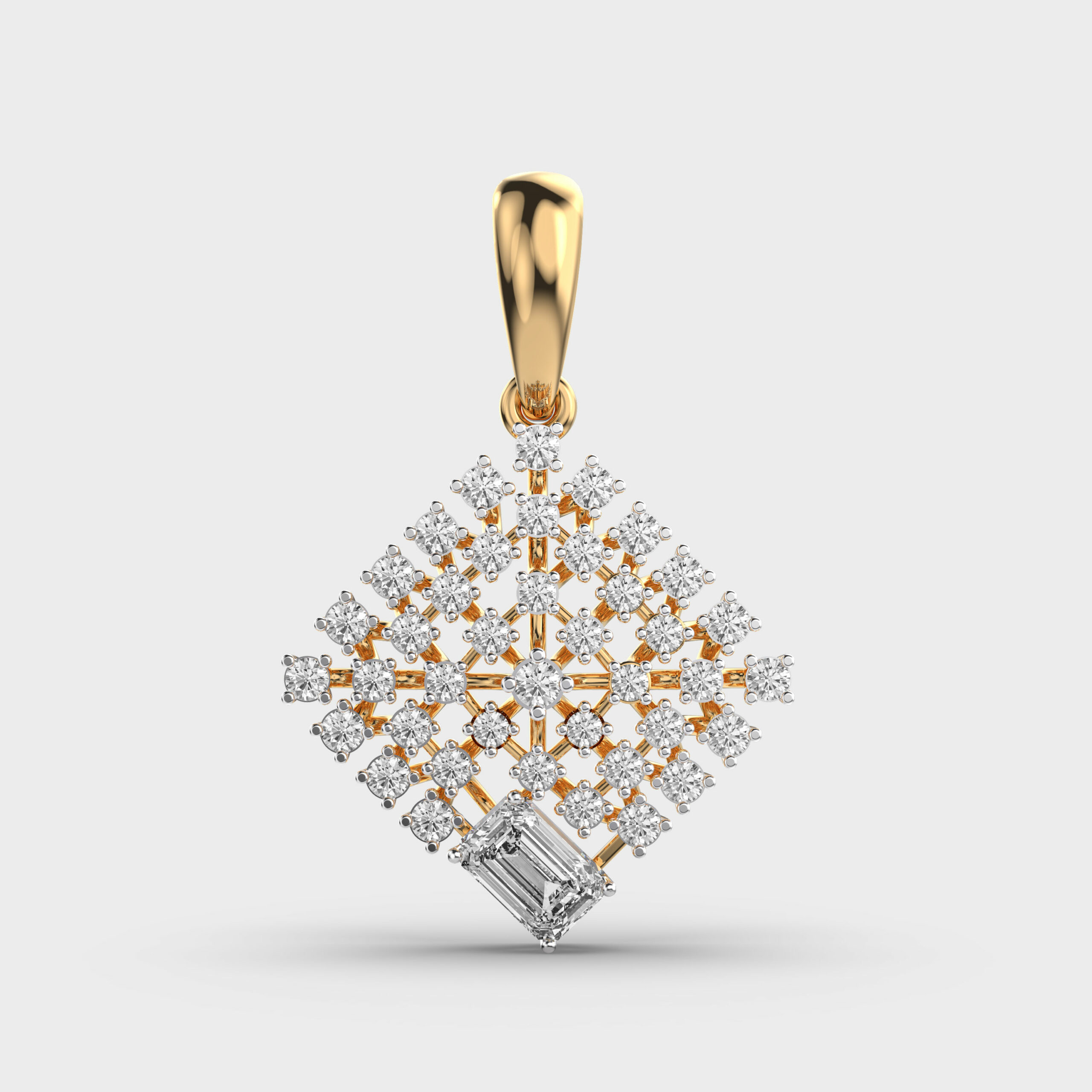 Radiant Splendor Diamond Pendant (Without Chain)