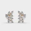 Structured Brilliance Diamond Earrings