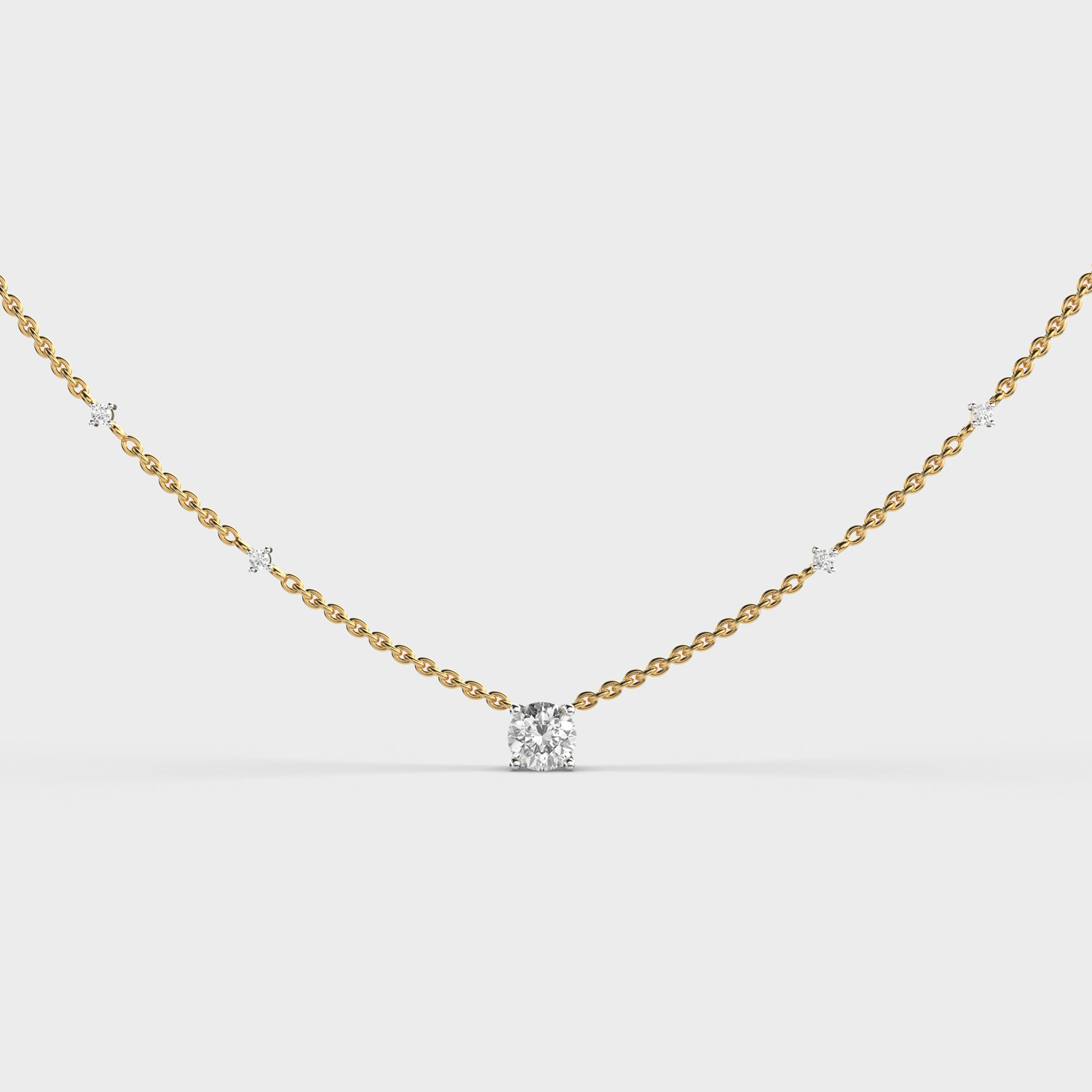 Shiny Dot Diamond Pendant