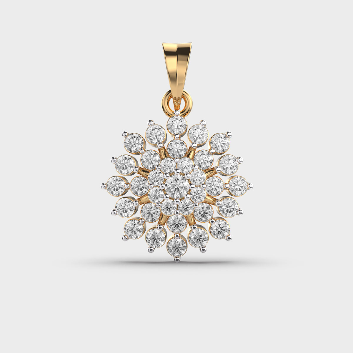 Verdant Bloom Diamond Pendant