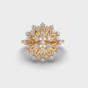 Jazzy Fireworks Diamond Ring