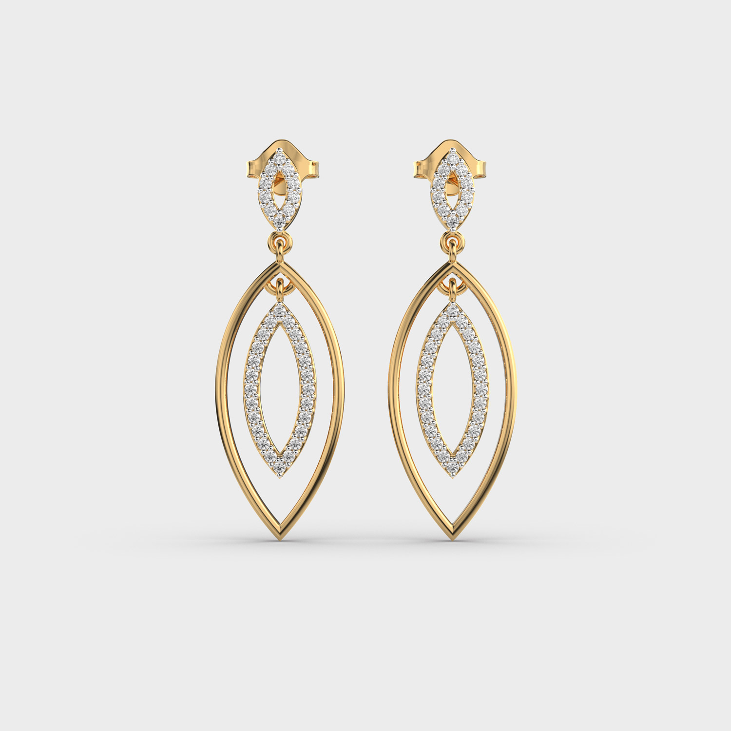 Enchanting Mystery Diamond Earrings