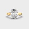 Graceful Oval Diamond Ring