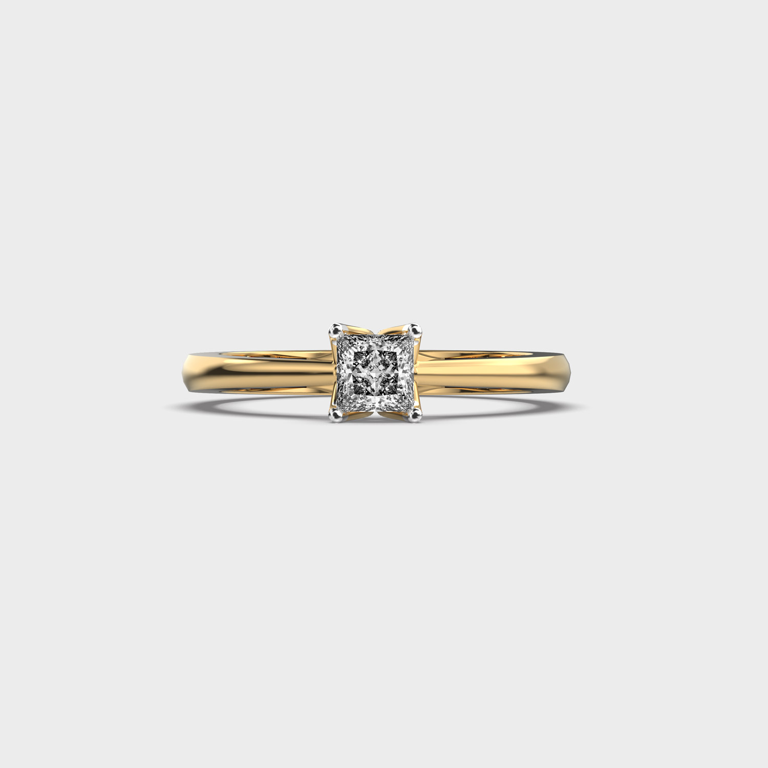 Sleek Glam Diamond Ring