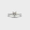 Cute Blossom Diamond Ring