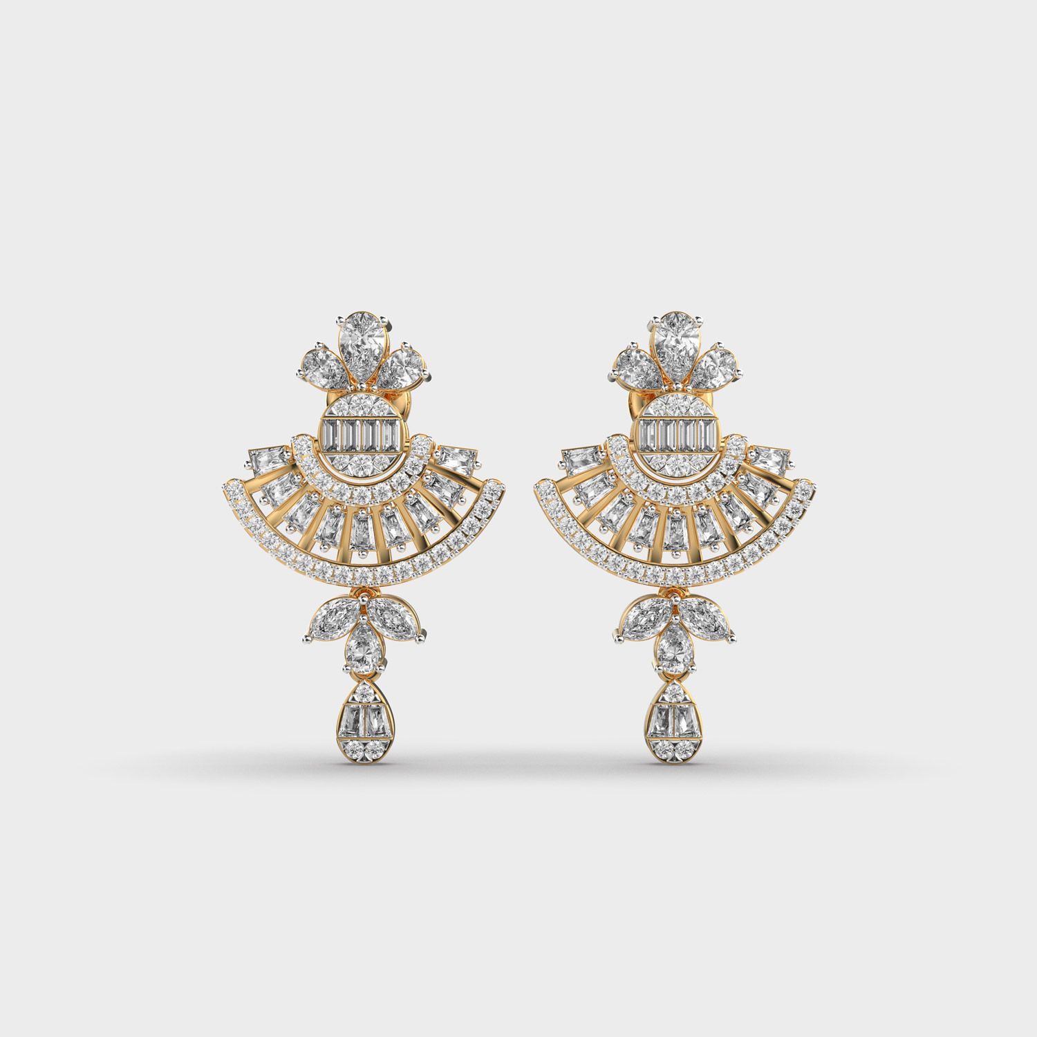 Regal Admiration Diamond Earrings