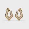 Abstract Lover Diamond Studs